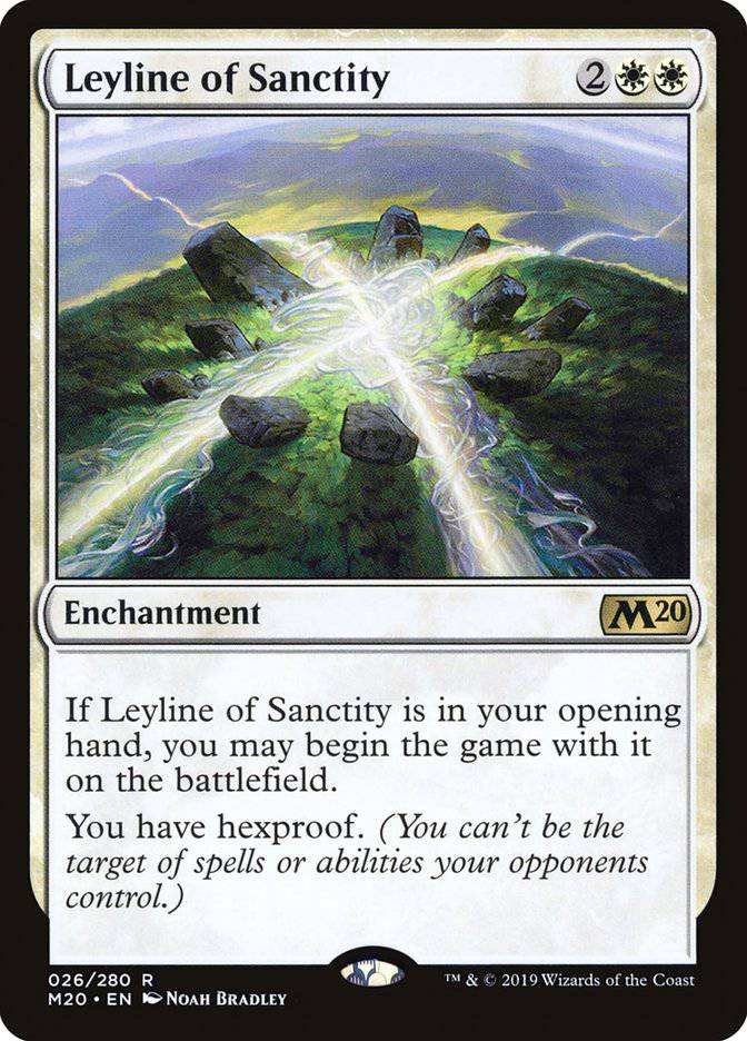 Leyline of Sanctity [Core Set 2020] - Destination Retro