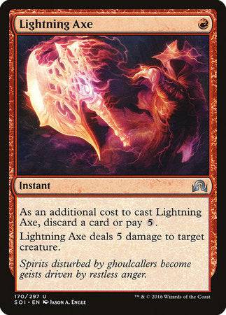 Lightning Axe [Shadows over Innistrad] - Destination Retro