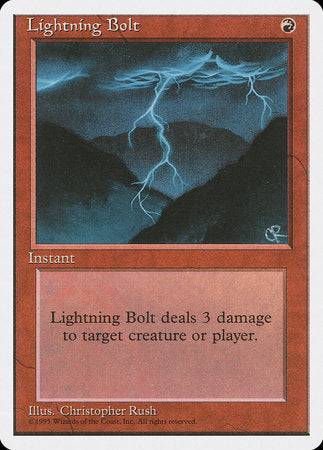 Lightning Bolt [Fourth Edition] - Destination Retro