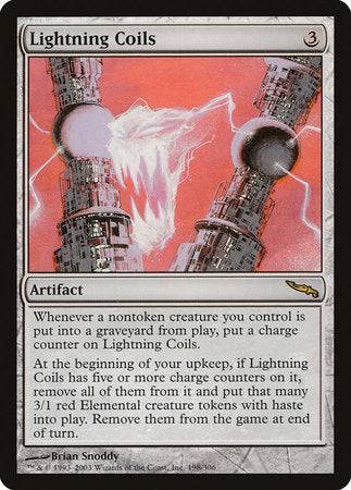 Lightning Coils [Mirrodin] - Destination Retro