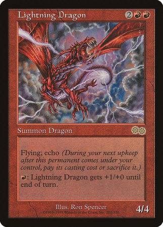 Lightning Dragon [Urza's Saga] - Destination Retro
