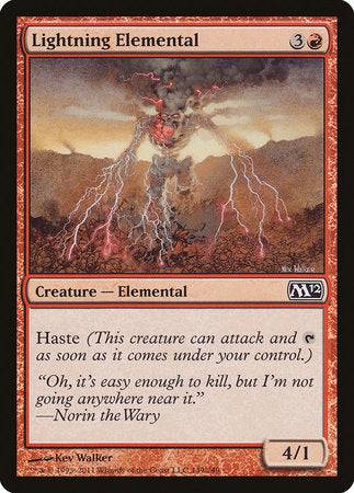 Lightning Elemental [Magic 2012] - Destination Retro