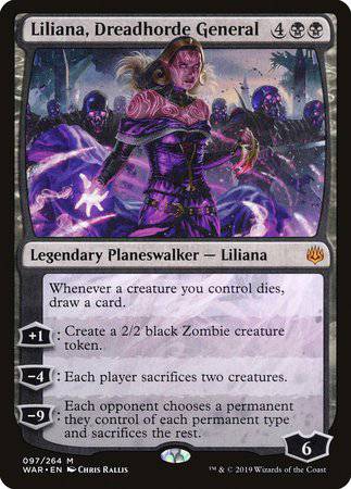 Liliana, Dreadhorde General [War of the Spark] - Destination Retro