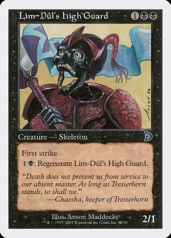 Lim-Dul's High Guard (Holding Flag) [Deckmasters] - Destination Retro