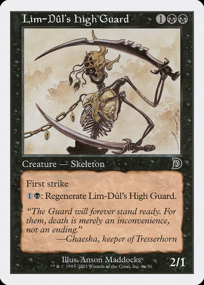 Lim-Dul's High Guard (Holding Sword) [Deckmasters] - Destination Retro