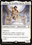 Linden, the Steadfast Queen (Promo Pack) [Throne of Eldraine Promos] - Destination Retro