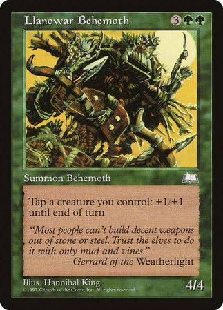 Llanowar Behemoth [Weatherlight] - Destination Retro