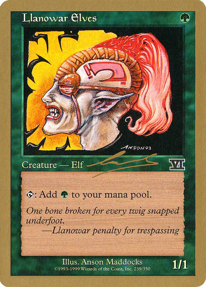 Llanowar Elves (Nicolas Labarre) [World Championship Decks 2000] - Destination Retro
