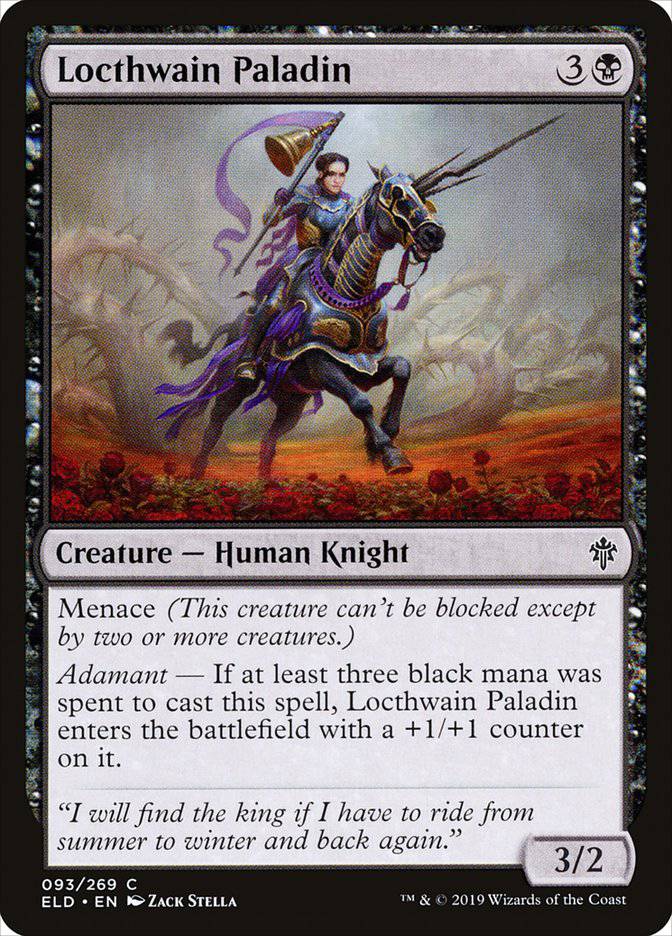 Locthwain Paladin [Throne of Eldraine] - Destination Retro