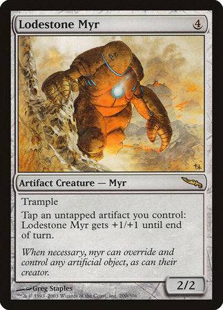 Lodestone Myr [Mirrodin] - Destination Retro