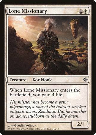 Lone Missionary [Rise of the Eldrazi] - Destination Retro