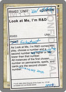 Look at Me, I'm R&D [Unhinged] - Destination Retro