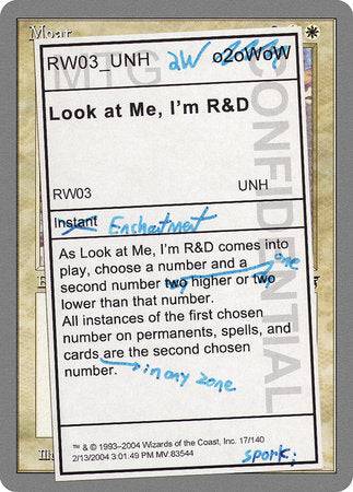 Look at Me, I'm R&D [Unhinged] - Destination Retro