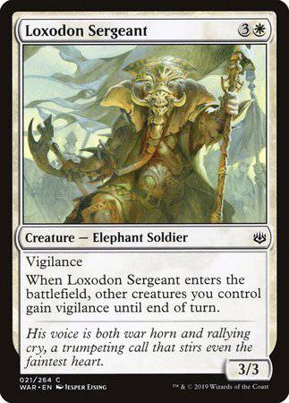 Loxodon Sergeant [War of the Spark] - Destination Retro