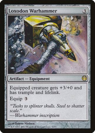 Loxodon Warhammer [Duel Decks: Knights vs. Dragons] - Destination Retro