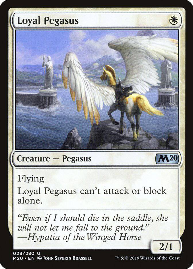 Loyal Pegasus [Core Set 2020] - Destination Retro