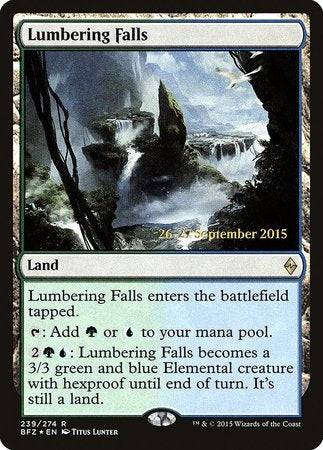 Lumbering Falls [Battle for Zendikar Promos] - Destination Retro