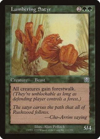 Lumbering Satyr [Mercadian Masques] - Destination Retro