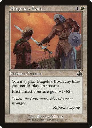 Mageta's Boon [Prophecy] - Destination Retro