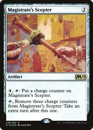 Magistrate's Scepter [Core Set 2019 Promos] - Destination Retro