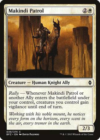 Makindi Patrol [Battle for Zendikar] - Destination Retro
