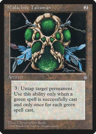 Malachite Talisman [Ice Age] - Destination Retro