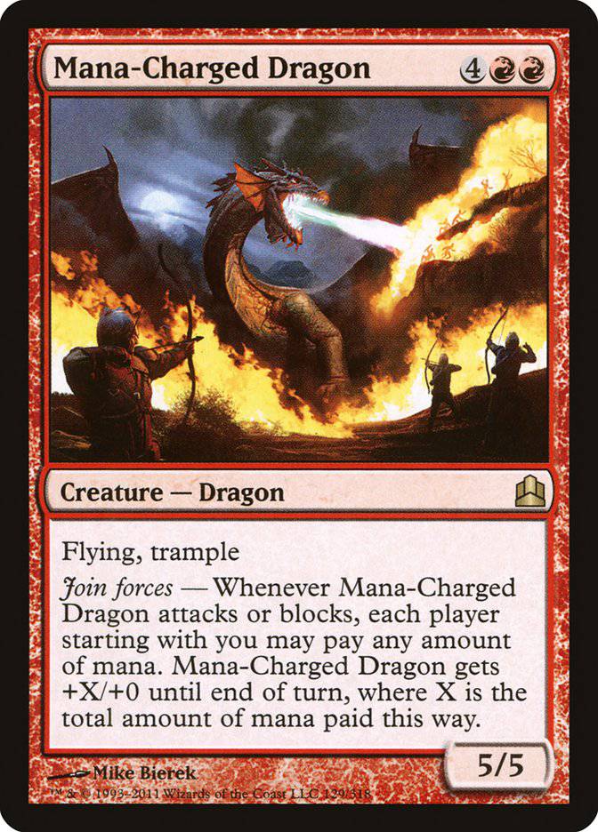 Mana-Charged Dragon [Commander 2011] - Destination Retro