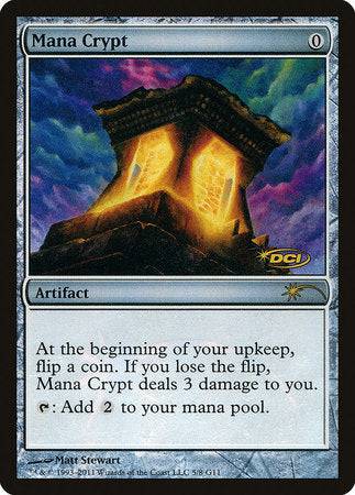 Mana Crypt [Judge Gift Cards 2011] - Destination Retro