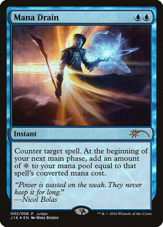 Mana Drain [Judge Gift Cards 2016] - Destination Retro