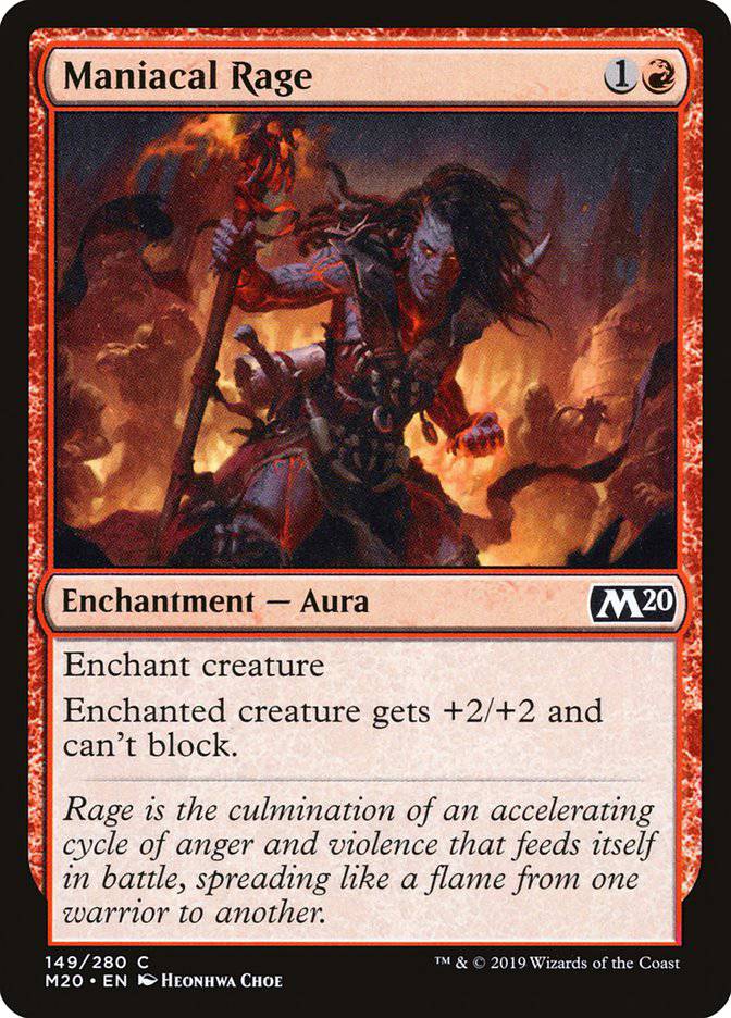 Maniacal Rage [Core Set 2020] - Destination Retro