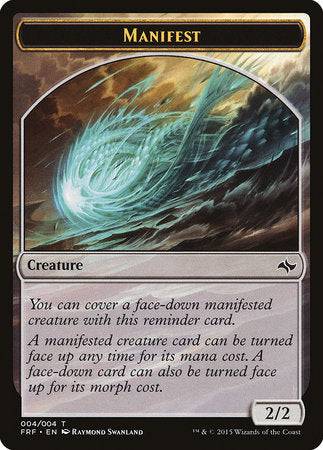 Manifest Token [Fate Reforged Tokens] - Destination Retro