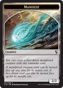 Manifest // Zombie Double-sided Token [Commander 2018] - Destination Retro