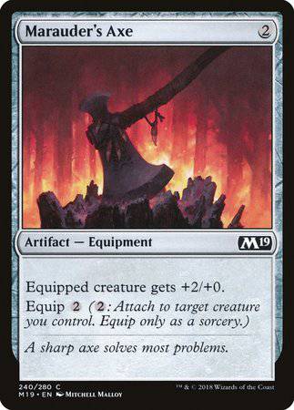 Marauder's Axe [Core Set 2019] - Destination Retro