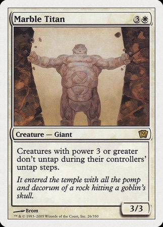 Marble Titan [Ninth Edition] - Destination Retro