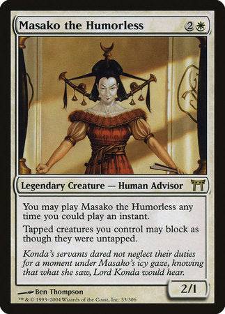 Masako the Humorless [Champions of Kamigawa] - Destination Retro