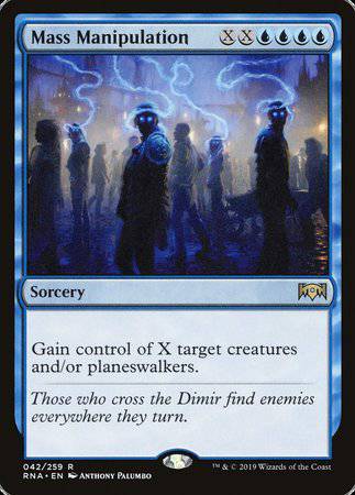 Mass Manipulation [Ravnica Allegiance] - Destination Retro