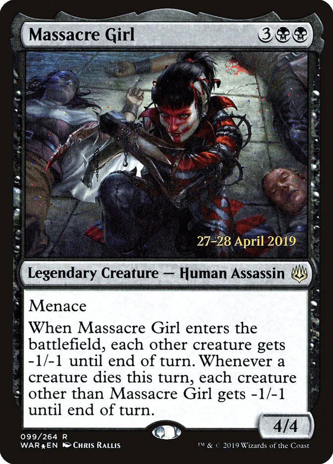 Massacre Girl  [War of the Spark Prerelease Promos] - Destination Retro