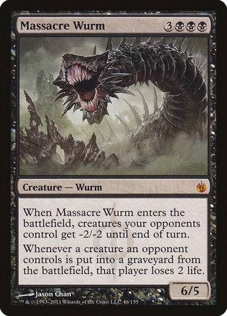 Massacre Wurm [Mirrodin Besieged] - Destination Retro