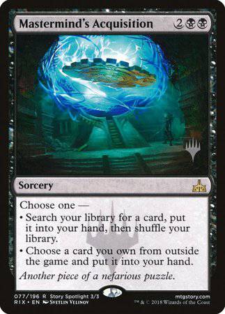 Mastermind's Acquisition [Rivals of Ixalan Promos] - Destination Retro