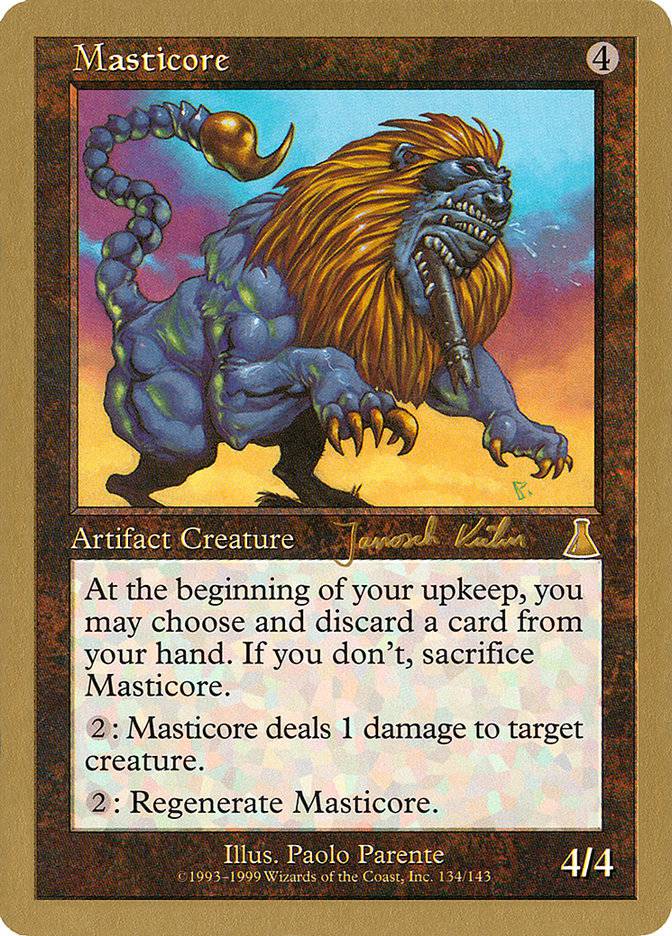 Masticore (Janosch Kuhn) [World Championship Decks 2000] - Destination Retro