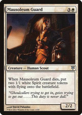 Mausoleum Guard [Duel Decks: Sorin vs. Tibalt] - Destination Retro