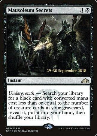 Mausoleum Secrets [Guilds of Ravnica Promos] - Destination Retro