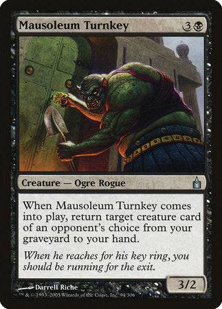 Mausoleum Turnkey [Ravnica: City of Guilds] - Destination Retro