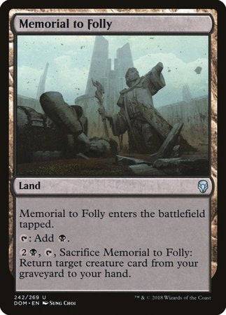 Memorial to Folly [Dominaria] - Destination Retro