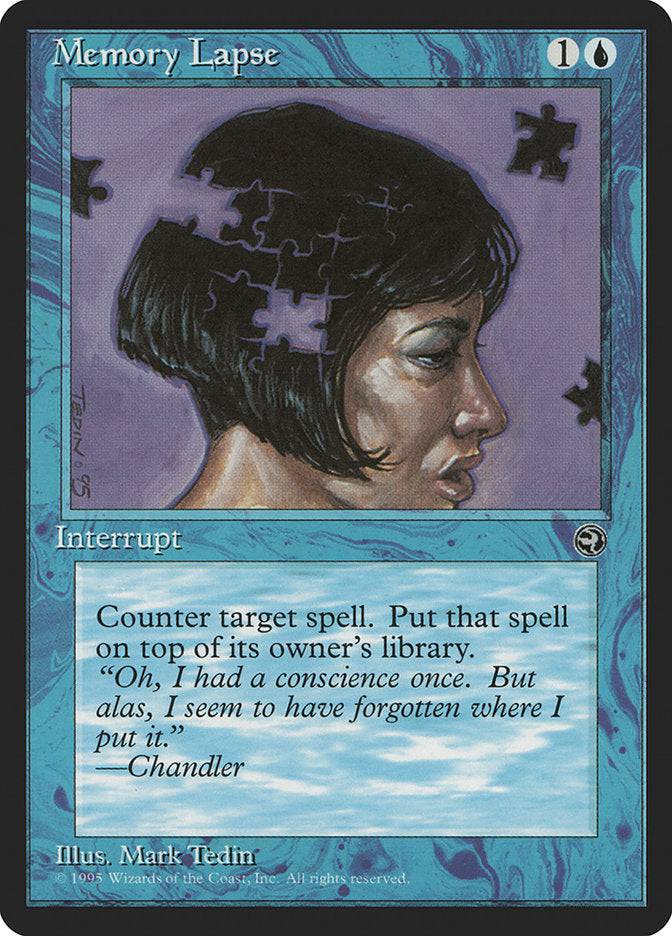 Memory Lapse (Chandler Flavor Text) [Homelands] - Destination Retro
