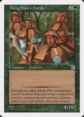 Meng Huo's Horde [Portal Three Kingdoms] - Destination Retro