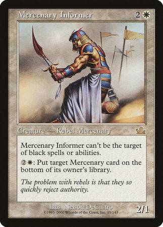 Mercenary Informer [Prophecy] - Destination Retro
