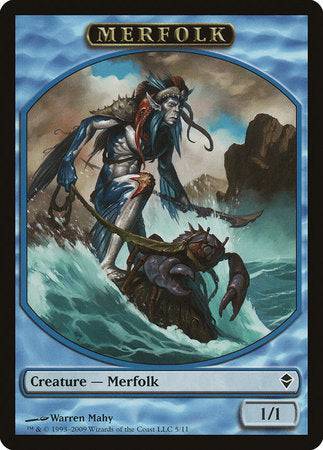 Merfolk Token [Zendikar Tokens] - Destination Retro