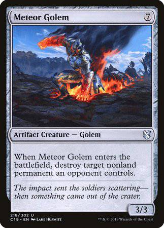Meteor Golem [Commander 2019] - Destination Retro