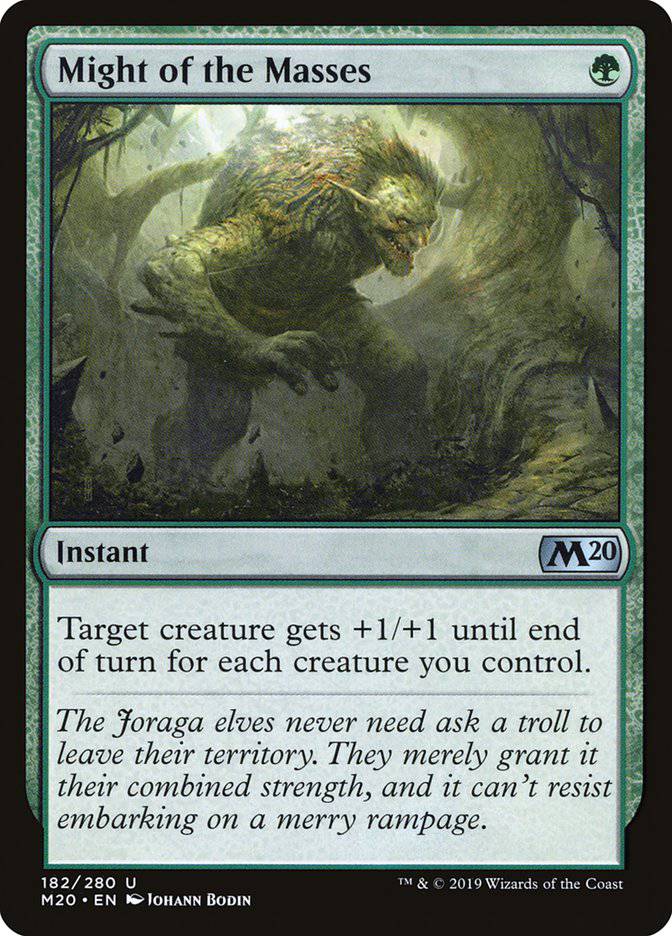 Might of the Masses [Core Set 2020] - Destination Retro